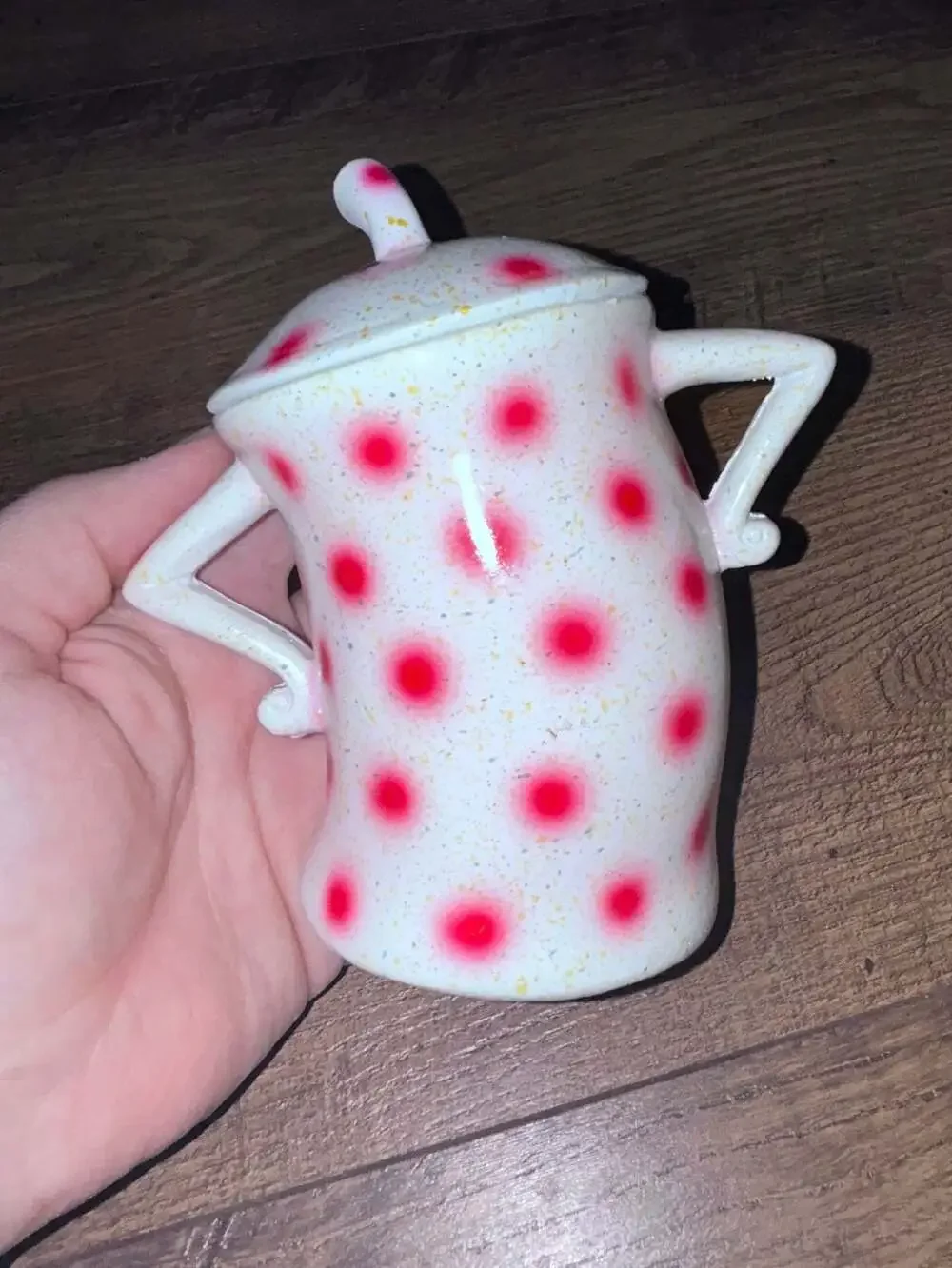 Funny Resin Canister Attitude Sassy Storage Jar & Lid.